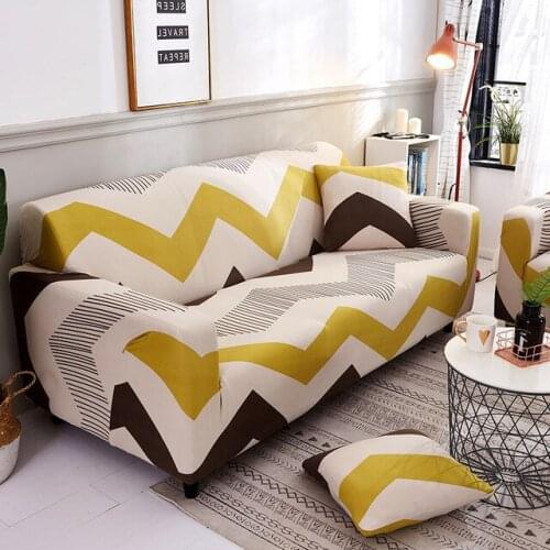 New Fashion Print Stretch Chair Sofa Covers 1 2 3 4Seater Protector Loveseat Couch Cover Slipcover hot