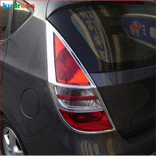 For Hyundai i30 Elantra Touring 2008 2009 2010 2011 Chrome Rear Light Lamp Cover Trim Taillight Frame Trims Car Accessories
