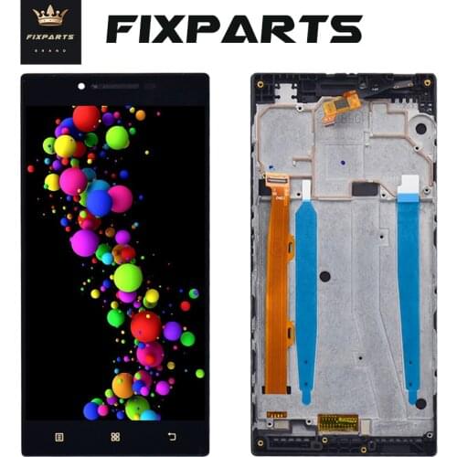 For Lenovo P70 LCD Display Touch Screen Digitizer Assembly with Frame P70-A P70-T Replacement +Tools For 5.0" Lenovo P70 Display