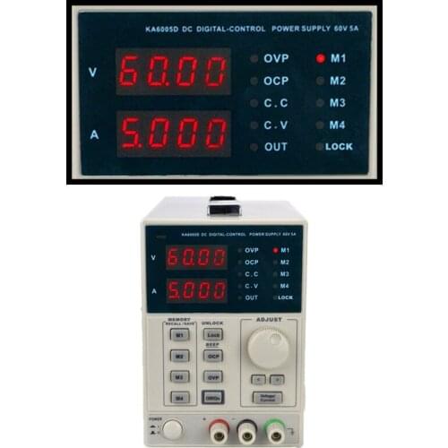 Hot Sale High Accuracy Variable Adjustable 60V 5A DC Linear Power Supply Digital Regulated Lab Grade Power Supply Electric Meter
