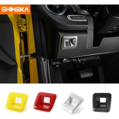 SHINEKA Car Interior Decoration Kits Headlight Up and Down Controls Switches Cover Panel Frame for Chevy Camaro 6th Gen 2017