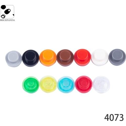 MOC Building Blocks Brick Accessories 1x1 Changeover Catch DIY Educational Tech Parts Toys for Kids Compatible with 4073 6141