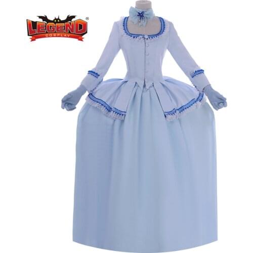Marie Antoinette Baroque Dress Queen dress costume 18th century rococo dress costume Marie Antoinette French colonial dress