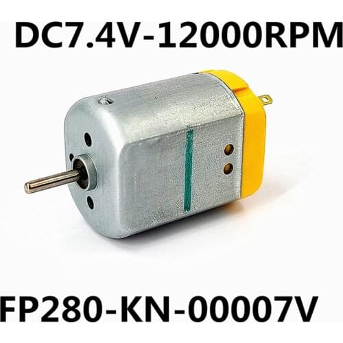 Micro 280 DC Motor FP280-KN-18100 12400RPM Electric DC 1.5V-7.4V 3V 5V 6V DIY Small Mini Toy RC Car Ship Boat Fan Hobby Model