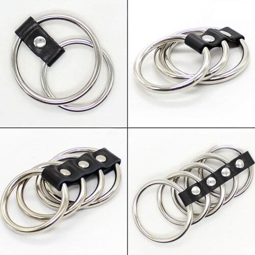 Stainless Steel Penis Ring Men Detachable Cock Head Glans Penis Ring Increase Orgasm Delayed Ejaculation Sex Products For Men