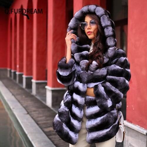 Шубы с капюшоном Q.FURDREAM China At AliExpress