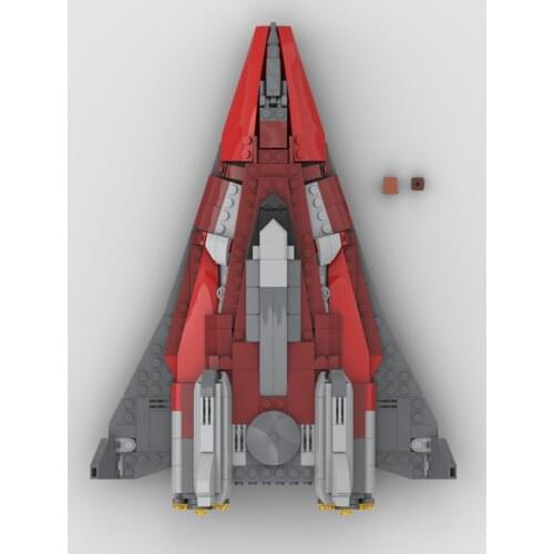 663Pcs MOC-67751 1/250 Scale Fer-De-Lance Space Wars Sci-fi Warships DIY Building Blocks (Licensed Designed by TheRealBeef1213)