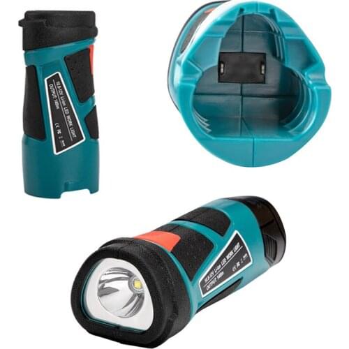LED Light For Makita Battery Pack 10.8V Flashlight 140LM 3W Supply Compatible with BL1013 BL1012 BL1014 battery For Makita