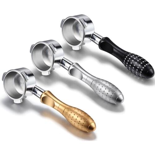 Unique 304 stainless steel espresso coffee bottomless portafilter 54mm for Breville 870/878/880