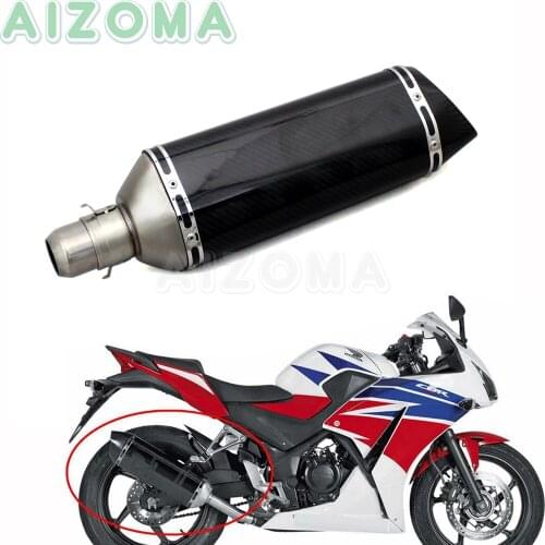 Street Bike Universal Exhaust Muffler Pipes For SUZUKI KAWASAKI CBR250 CBR650 CBR1000 RR CBR600F4/F4i Sport Motorcycle Silencer