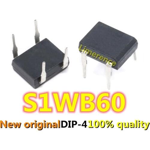 10pcs/lot S1WB S1WB60 S1WBS60 4 1A/600V DIP-4 Support recycling all kinds of electronic components