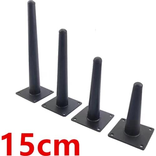 Black Yellow 2/4/6pcs for Light Luxury Golden Iron Thickened Sofa Legs Bedside Table TV Cabinet Coffee Accessories Hardware Base