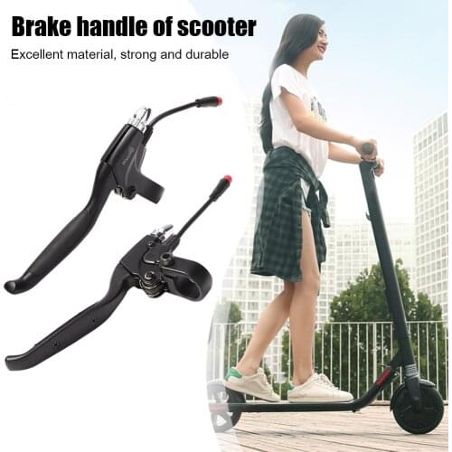 2 pcs Brake Lever Motorcycle Brake Pump Buggy Scooter Cylinder Pump Handle Accessories Left Right Clutch Lever for KUGOO M4 PRO