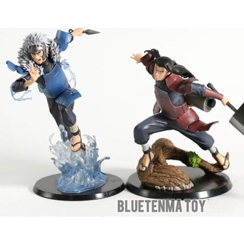 Anime Uchiha Sasuke Shodai Hokage Senju Hashirama Senju Tobirama PVC Figure Collection Model Toy
