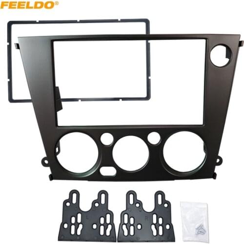 FEELDO Car Radio Stereo 2DIN CD DVD Fascia Frame Adapter for Subaru Legacy/Outback(LHD) Dashboard Panel Frame Kits #AM2111