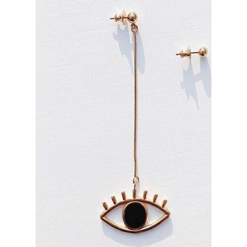 Free shipping 10 pair /lot wholesal Fashion Contracted Long Outline Hollow Eyes Alloy Earrings