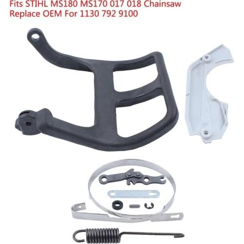 Chain Brake Handle Lever Hand Guard Cover Band Kit Fit STIHL MS180 MS170 Replace OEM For 1130 792 9100