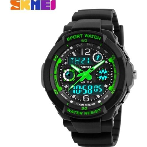 SKMEI Kids Watches Anti-Shock 5Bar Waterproof Outdoor Sport Children Watches Fashion Digital Watch Relogio Masculino Wristwatch