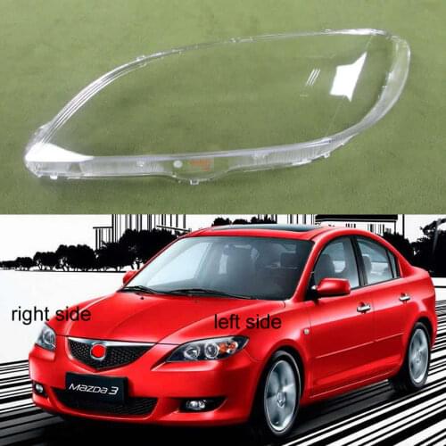 Headlight Shell Lampshade Headlamp Cover Lamp Headlights Glass Shell For Mazda 3 M3 (sedan) 2006 2007 2008 2009 2010 2011 2012