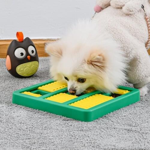Pet Dogs Puzzle Toys Increase IQ Slow Dispensing Feeder Pet Cat Feeding Interactive Small Medium Dog Training Games Feeder Toy