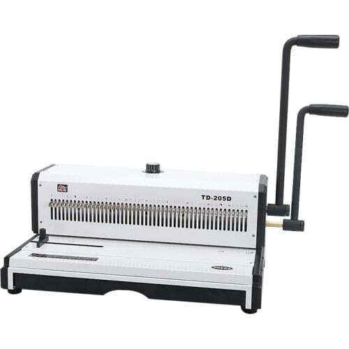 Double iron ring manual punch binding machine 49 knife square hole A3 paper document album calendar binding machine