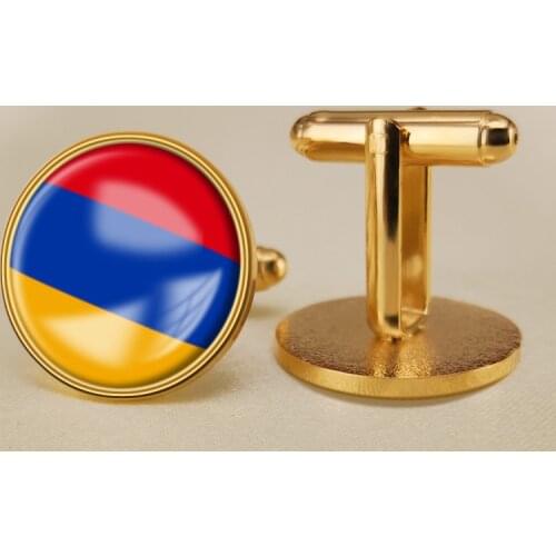 Coat of Arms of Armenia Armenian Flag National Emblem Cufflinks