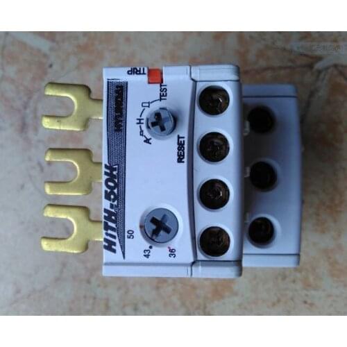 HiTH-50H [Electron flow(Current) Range: 36A~50A], HYUNDAI Thermal Overload Relay, New original authentic100