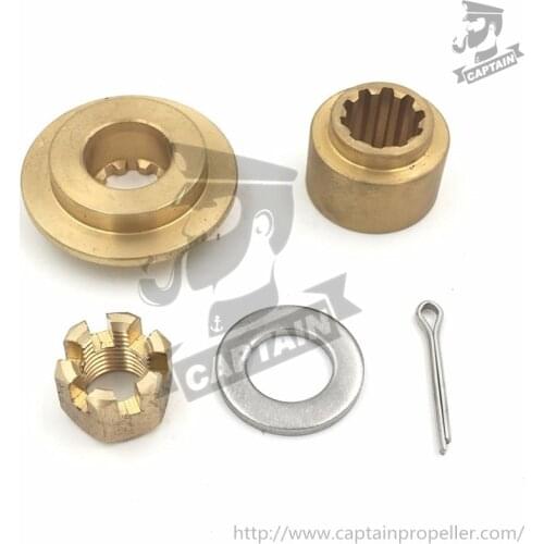 Captain Propeller Hardware Kits Fit Suzuki Outboard 20HP DF15 DT25C DF25 DF25A DT30 Thrust Washer/Spacer/Washer/Nut/Cotter Pin
