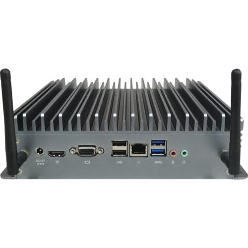 DHP Computador Intel Core i3 i5 4200U i7 4500U Mini PC Fanless Industrial Desktop Computer with Windows 10 Pro DDR3L 4GB 8GB Ram