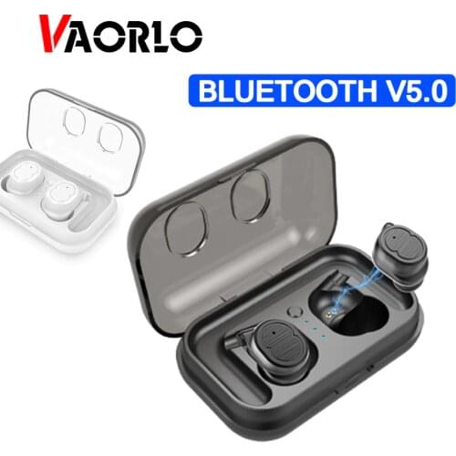 Mini Bluetooth Earphone 5.0 TWS Touch Control Stereo Music HeadsetsTrue Wireless Earbud Sport Bluetoooth Headphones For iphone