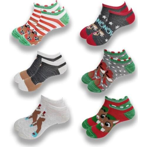 Fashion Harajuku Style Cartoon Print Invisible Short Socks Happy Funny Street Socks Women Korean Style Novelty Ankle Socks
