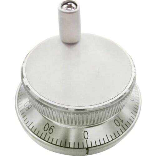 Hot Hand Wheel Handle Kit 5V Manual Pulse Generator Cnc Machine Tool Rotary Encoder Electronic Hand Wheel,60Mm