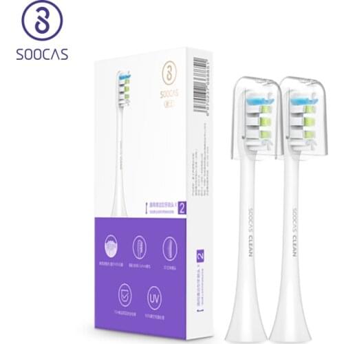 Soocas X3 X3U X1 X5 Replament Toothbrush Head Original High Quality 2 pieces heads per box