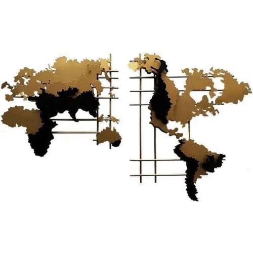 New Chinese Wall Decoration Three-Dimensional World Map Hotel Wall Hanging Office Creative Wall Decoration Pendant