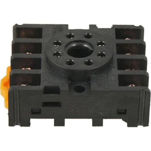 New 8 Round Pin 8-Pin PF083A Relay Base Socket