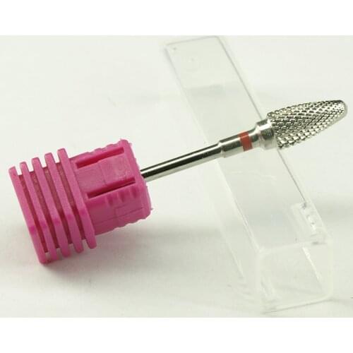 Pro.! 1 pcs Silver Fine shape carbide nail drill bit electric nail file drill bit Great carbide drill 3/32'' bit,Factory price