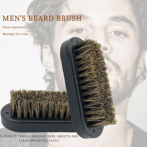 Hot Sale Wholesale Beard Brush With Boar Bristle Hair Brush For Men