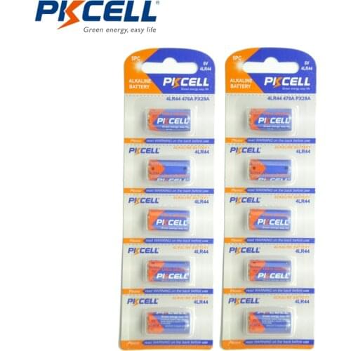 10pcs 4LR44 6V Dry Alkaline Batteries for Dog Training Shock Collars A544V 4034PX PX28A L1325 4AG13 544 4A76 Camera Battery