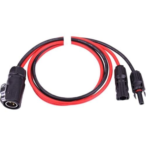 2 Pin Power Industrial Circular Connector to Solar Panel Cable Adapter Connector Compatible with Solar Panel Suitcase Forrest