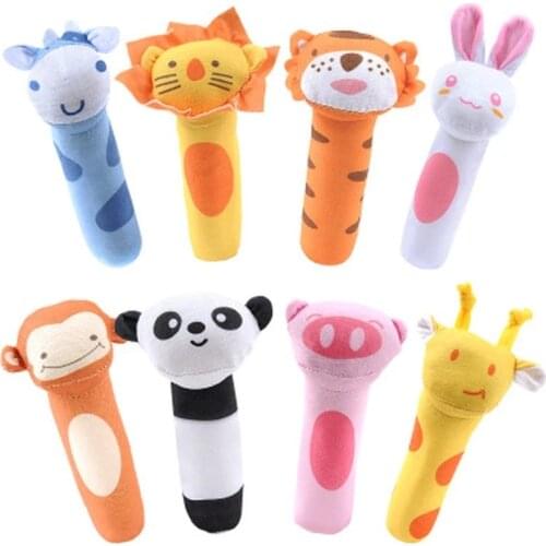 2020 Hot Dog Cat Plush Squeak Sound Dog Toys Funny Fleece Durability Chew Molar Toy Fit for All Pets Elephant Duck Pig