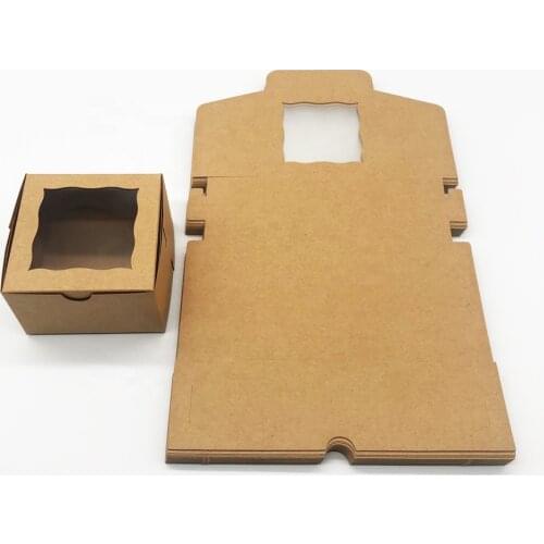 22 Years Experience Chinese Factory Custom Cheap Kraft Paper Brown Cookies Bakery Box With Window