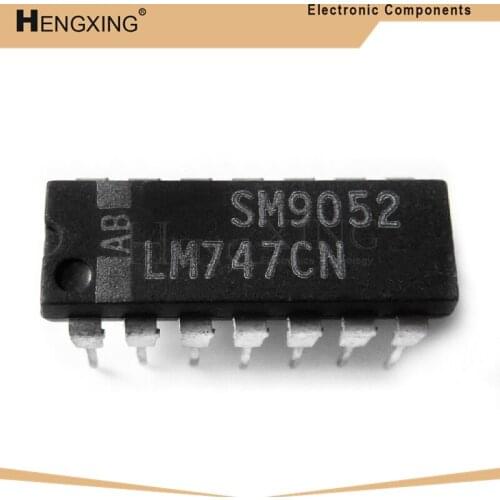 5piece LM747CN LM747 DIP-14 In Stock