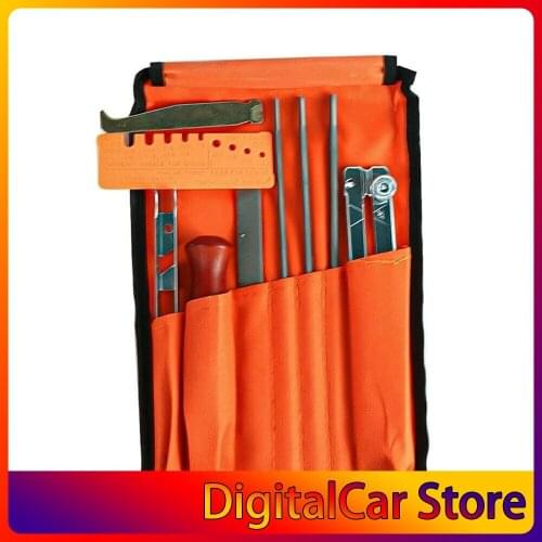10 Pcs Chainsaw Accessories Durable Suit Chain Sharpening Tool Bag Sharpening Tool Practical Blade File