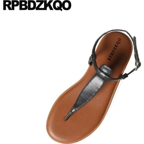 Slingback women sandals flat summer 2019 black shoes thong korean open toe t strap brown designer ladies holiday comfortable