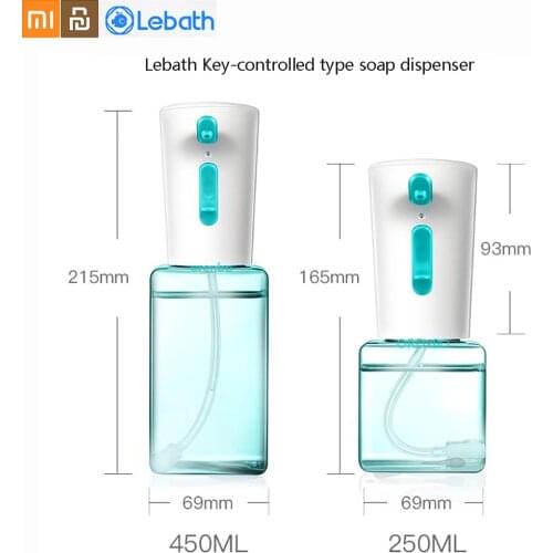 Lebath Key-Controlled Type Soap Dispenser Touchless Sensor Foam Automatic Soap Dispenser Flexble Foaming Amount