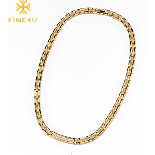 Золотые цепочки FINE4U China At AliExpress