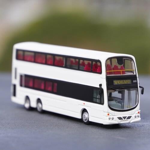 1/120 Hong Kong KMB, Citybus and NWFB Double Decker Bus Volvo MAN Dennis VOL Alloy Car Model Collection Gift