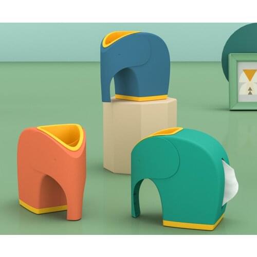 Tissue Box Animal Shape Paper Container Holder Multi-function Household Paper Holder Home Tissue Boxes