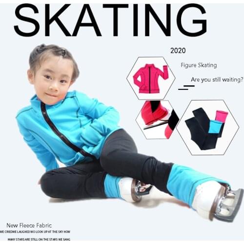 LIUHUO Figure Skating pants Jackets Sets Blue Girls Children Performance Wear Women Skiing ice skating pants for training