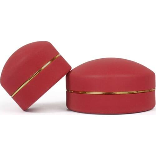 New LED round high-end fashion jewelry box simple wedding ring pendant packaging display velvet lining holiday gifts hot